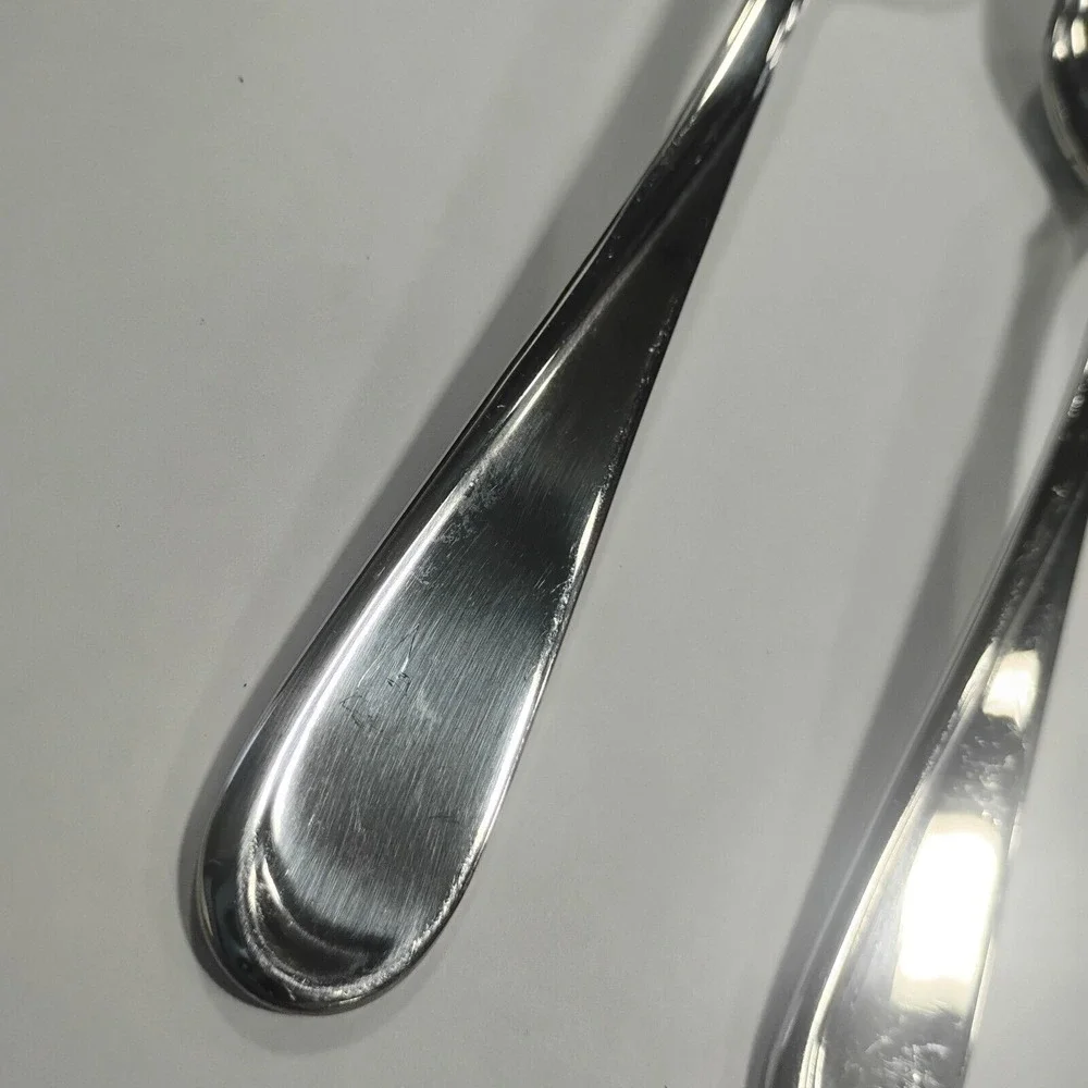 Oneida‎ SATIN FLIGHT Stainless 2 Spoons 1 Tablespoon 1 Teaspoon Flatware